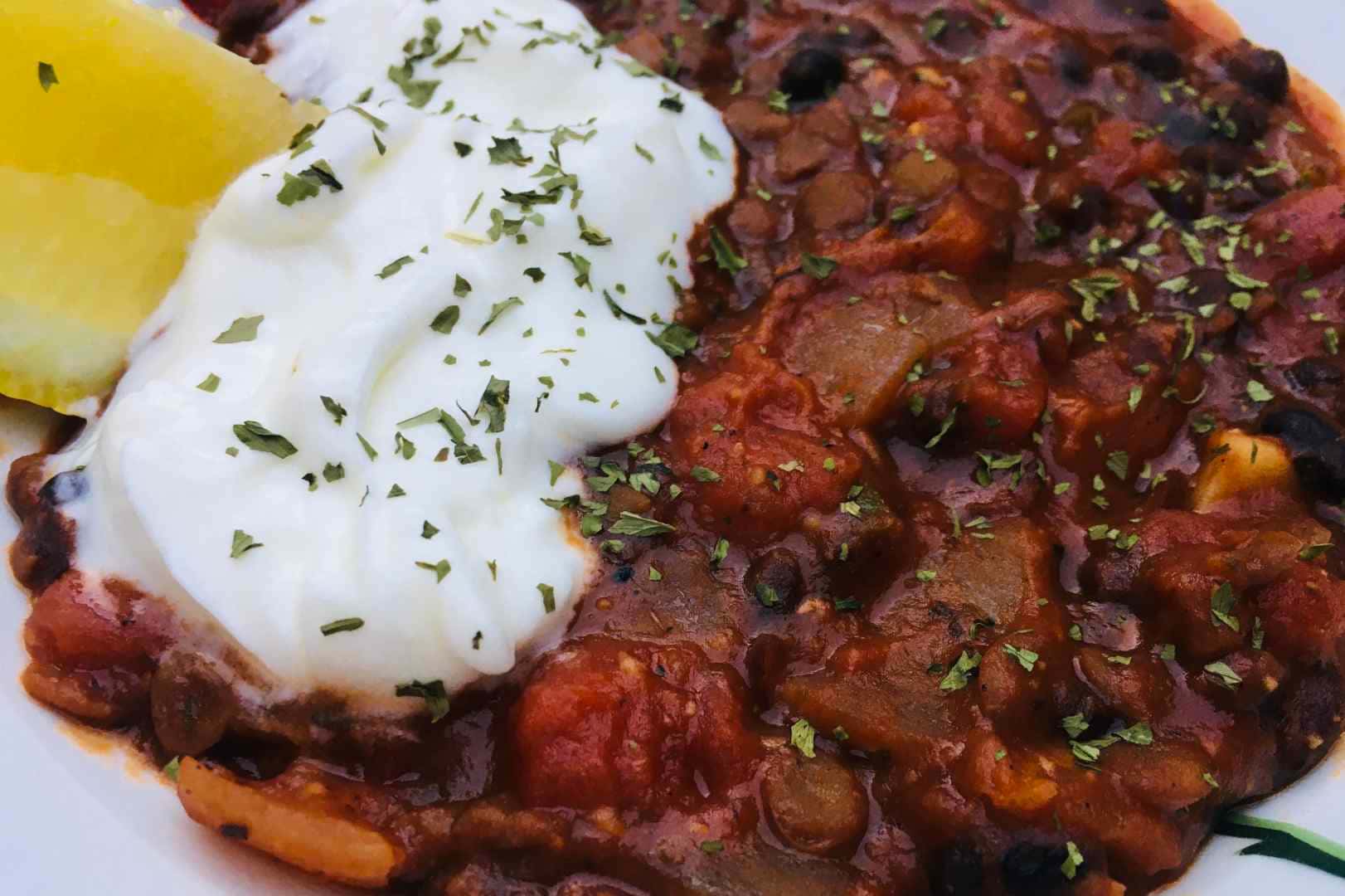 Lentil & Black Bean Stew